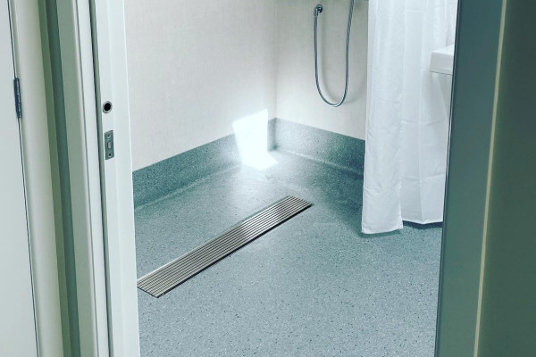 JESANI Vinyl Clamped Shower Channel: Precision Drainage for Commercial and Residential Wet Areas