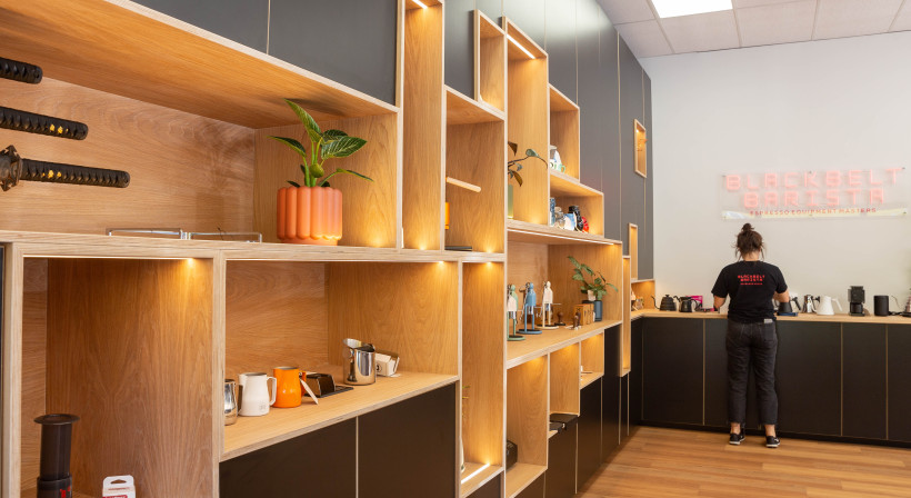 Hardwearing HPL with an Attractive Ply Edge Perfect for Kitchen and Bathroom Cabinetry and Interior Fit-Outs