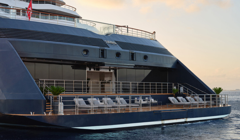 Recessed Outdoor Heaters Provide a Sleek Solution for a Luxury Cruise Ship