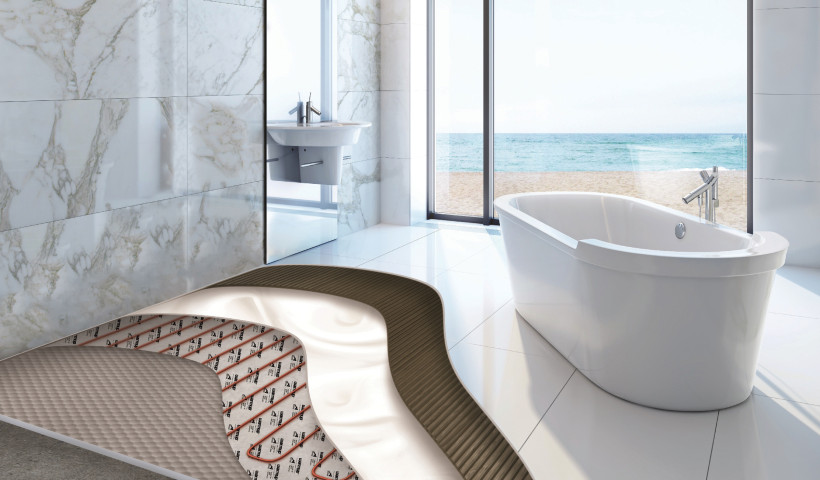 A Water-Resistant Tile Substrate That Offers Thermal Insulation