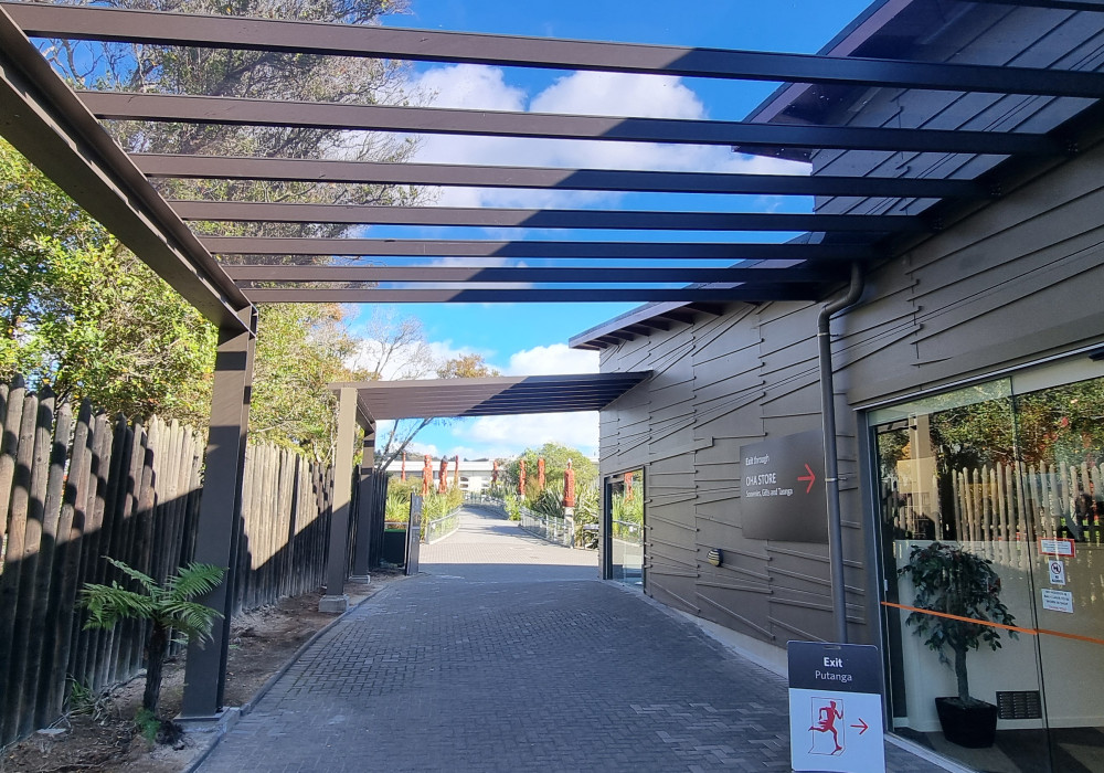 A Range of Outdoor Roofing Solutions at One of New Zealand's Busiest Tourist Destinations