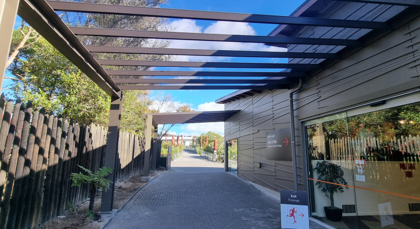 A Range of Outdoor Roofing Solutions at One of New Zealand's Busiest Tourist Destinations