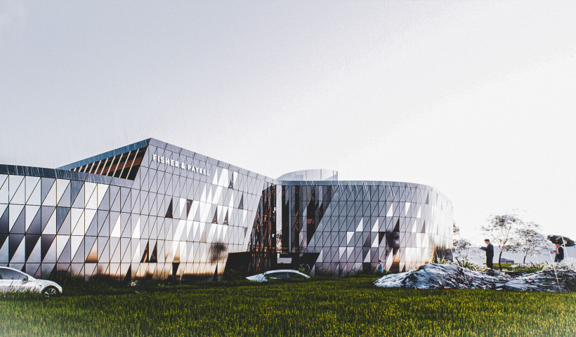 Bespoke Tapered Warm Roof System for the Fisher & Paykel Global Headquarters