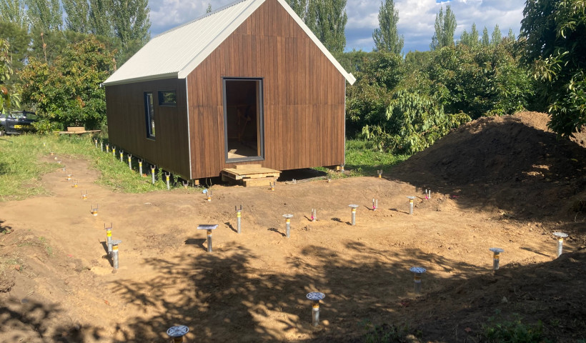 Low Carbon Groundscrew Foundation Installed in One Day for Innovative Modular Home