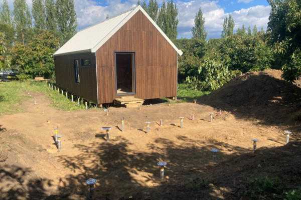 Low Carbon Groundscrew Foundation Installed in One Day for Innovative Modular Home