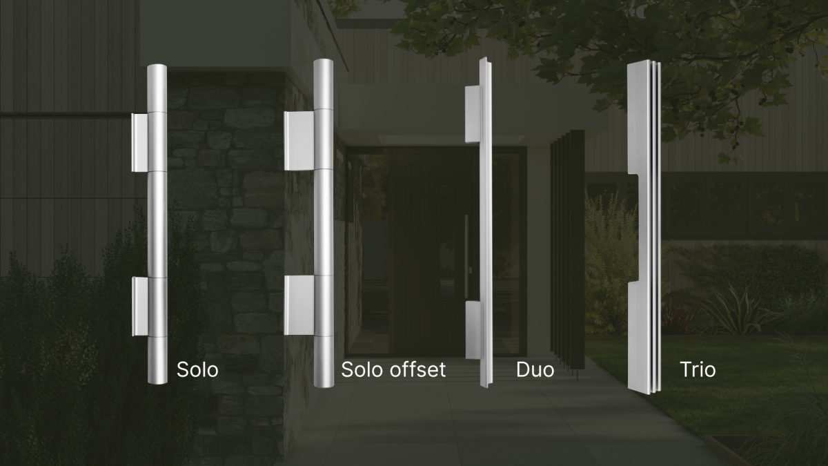 Full range of Porta handles.