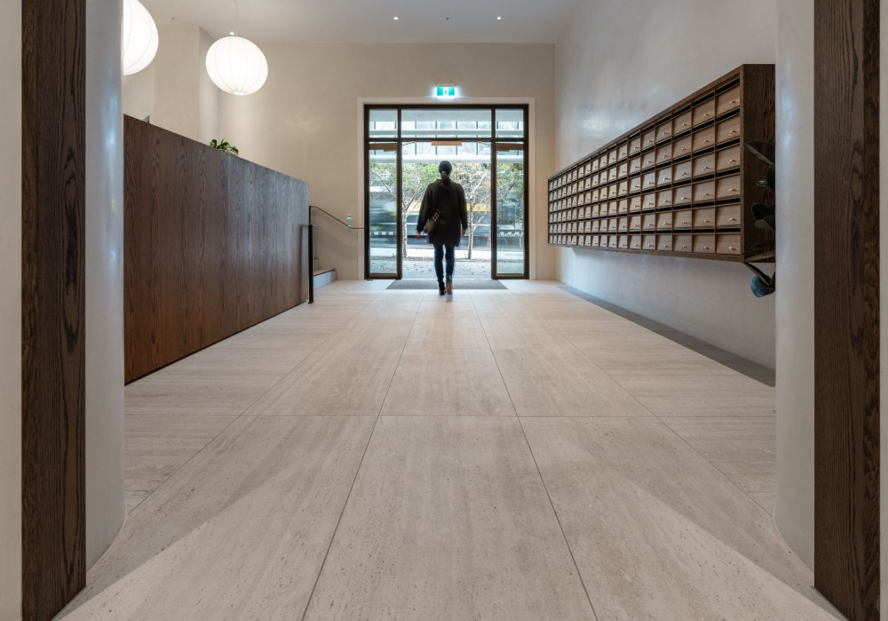 Durable Yet Elegant Porcelain Tiles for Wellington’s First Large-Scale Build-to-Rent Development