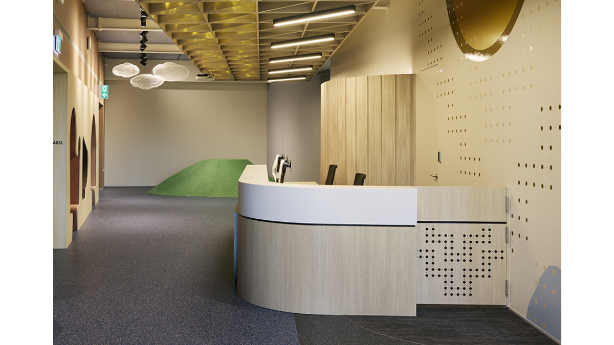 Te Waka Aorangi Tauranga Child Wellness Centre Reception Desk.