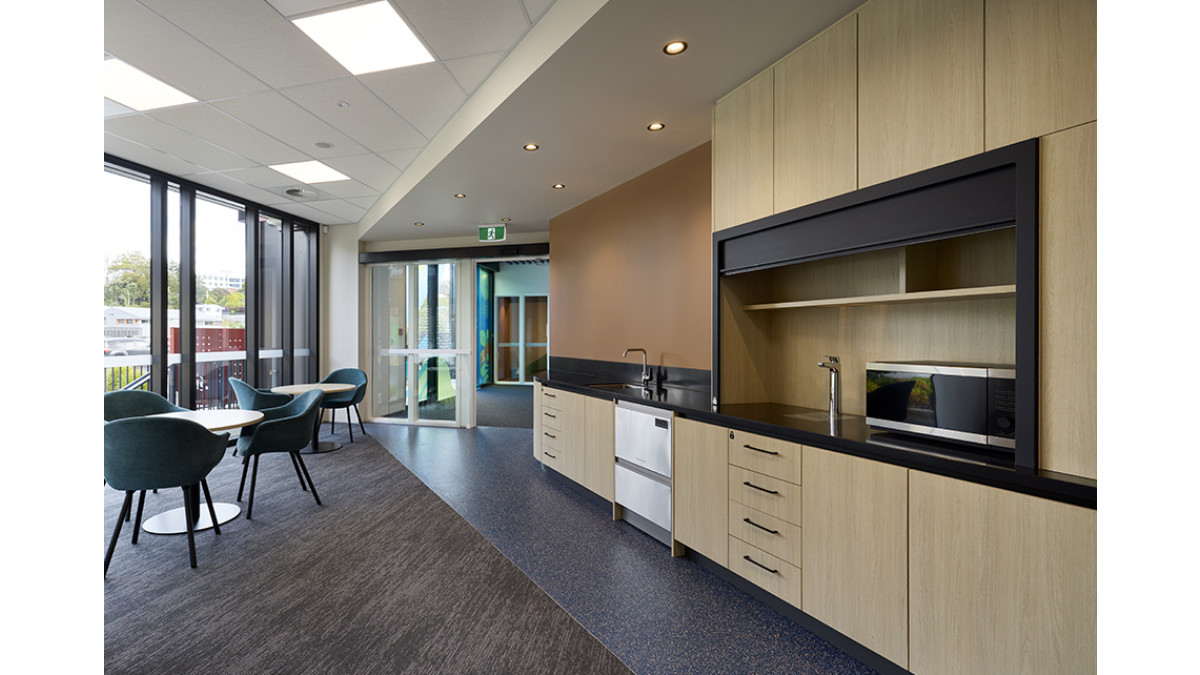 Te Waka Aorangi Tauranga Child Wellness Centre Kitchen.