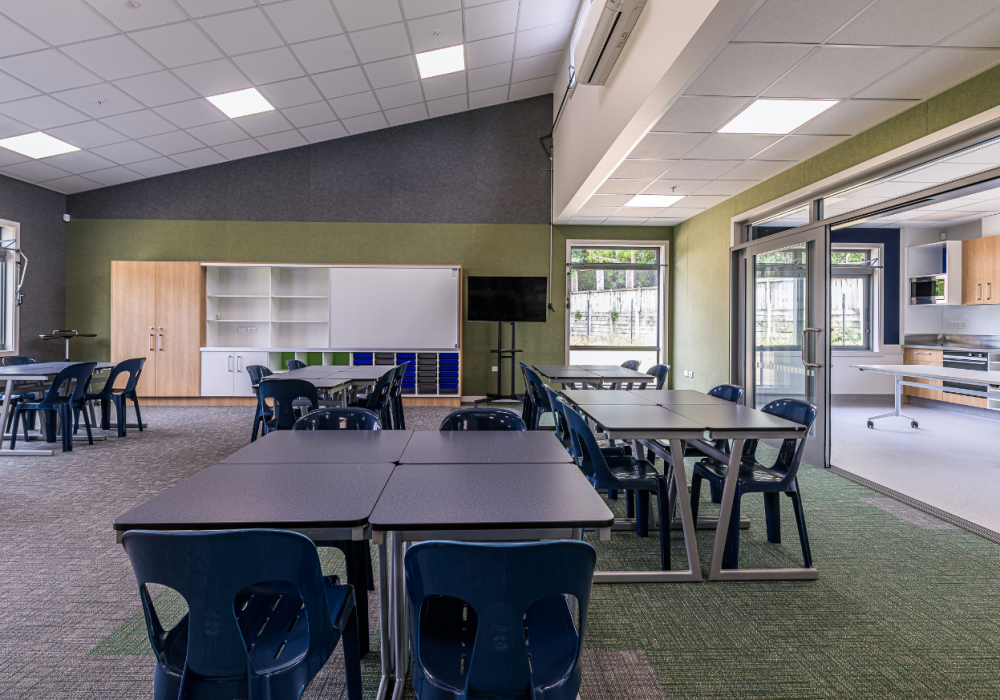100% New Zealand Wool Acoustic Wall Lining for a Wellington School