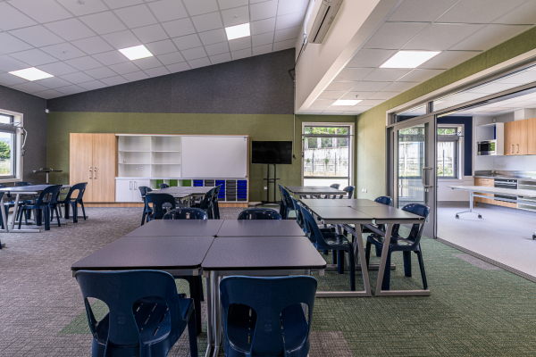100% New Zealand Wool Acoustic Wall Lining for a Wellington School
