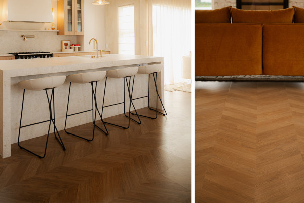 Realistic Chevron Flooring at a Fraction of the Cost
