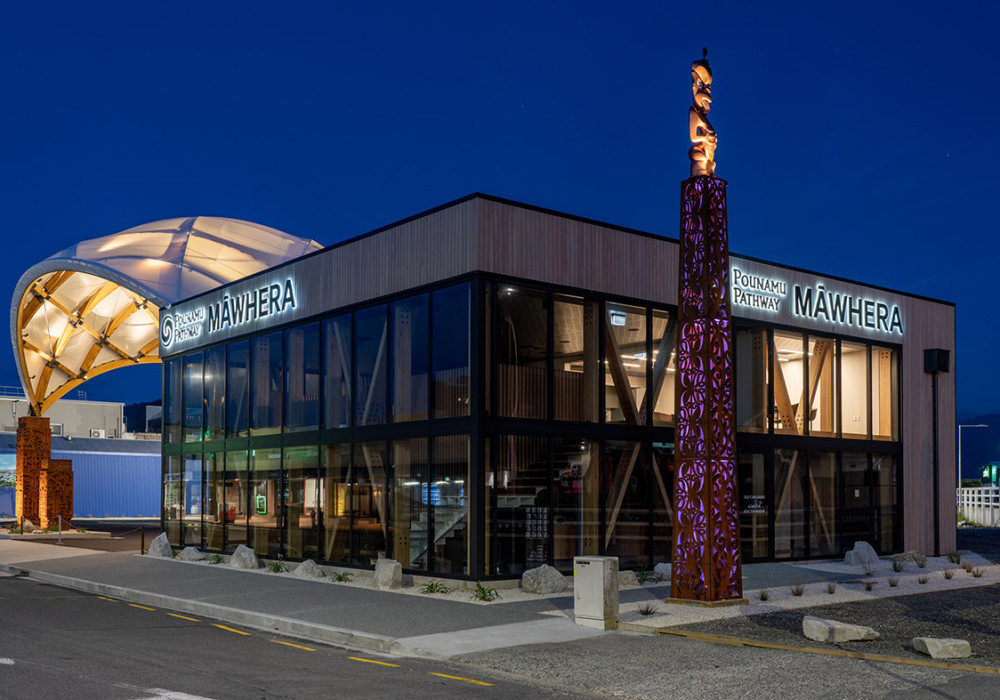 An Eye-Catching New Addition to the Greymouth Townscape