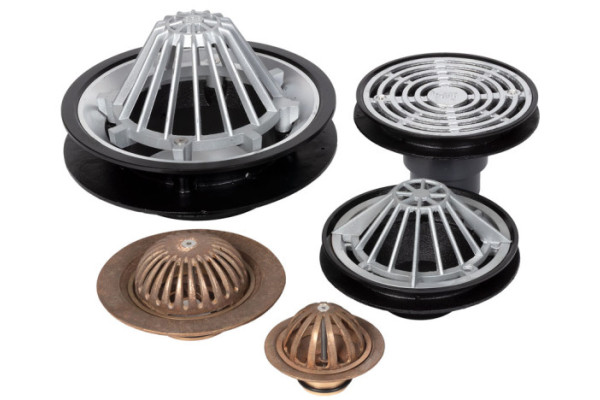 225mm Rainwater Outlets Designed to Manage Heavy Deluges on Membrane Roofs
