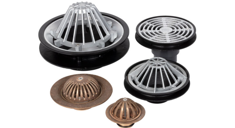 225mm Rainwater Outlets Designed to Manage Heavy Deluges on Membrane Roofs