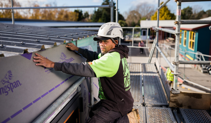 Self-Adhesive Underlay Simplifies Rigid Air Barrier Installation for Fitzgerald Construction