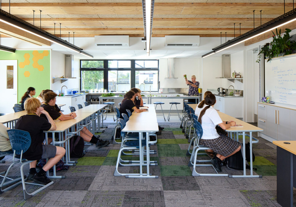 Creating a Visual Link to the Surrounding Landscape at Motueka High School