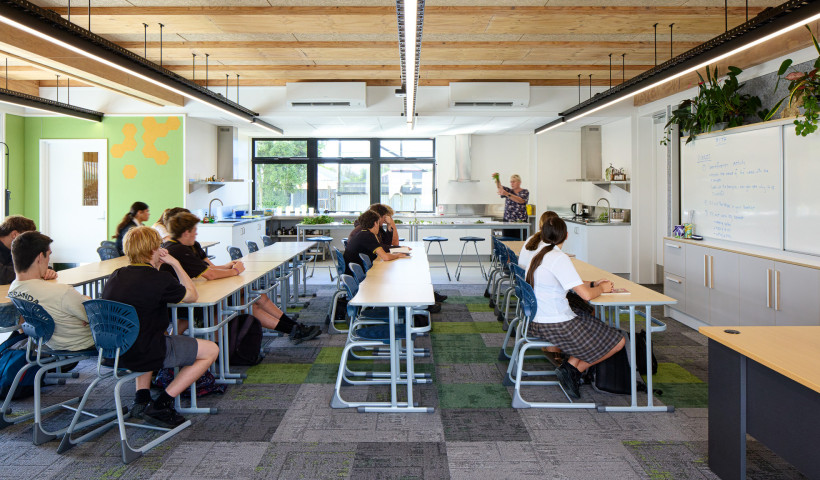 Creating a Visual Link to the Surrounding Landscape at Motueka High School