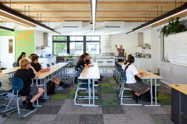 Creating a Visual Link to the Surrounding Landscape at Motueka High School
