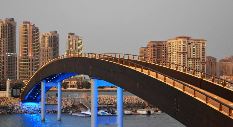 92m Span Glulam Bridge in Coastal Environment
