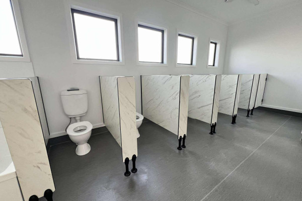 Kindy Toilet Partitions Built to Last: Resco’s Kindy Cube Installed at Brightlands Childcare 