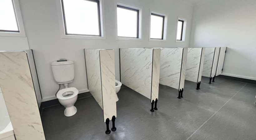 Kindy Toilet Partitions Built to Last: Resco’s Kindy Cube Installed at Brightlands Childcare 