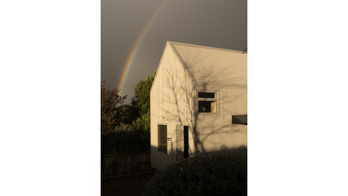 Casement windows were chosen for privacy, light, and ventilation.