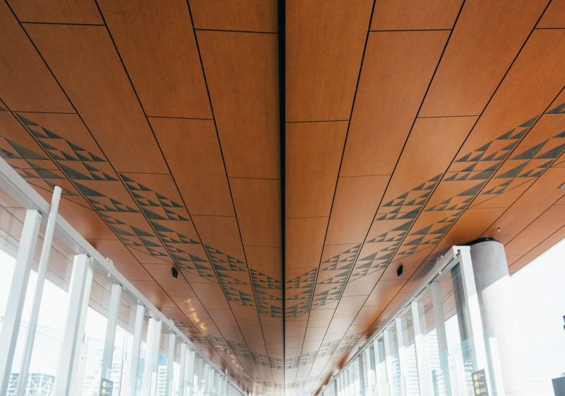 Durable Wood Decor Soffit Linings for Auckland Downtown Ferry Terminal