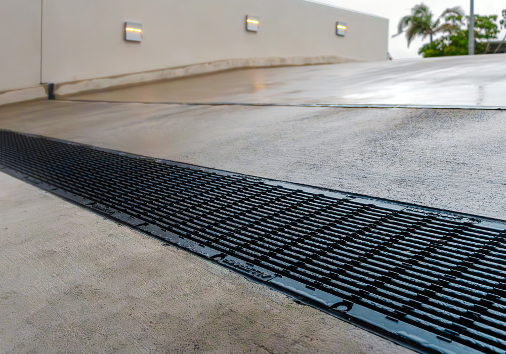 Sustainable Drainage Solution for Basement Car Park Ramp at Orakei Luxury Apartments