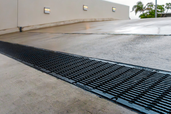 Sustainable Drainage Solution for Basement Car Park Ramp at Orakei Luxury Apartments 