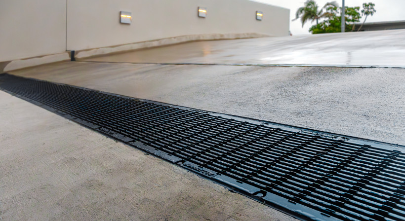 Sustainable Drainage Solution for Basement Car Park Ramp at Orakei Luxury Apartments 