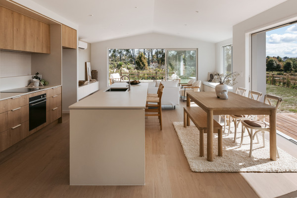 BJELIN Woodura Hardened Timber Delivers Low Carbon Luxury for Reserve House