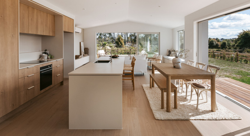 BJELIN Woodura Hardened Timber Delivers Low Carbon Luxury for Reserve House