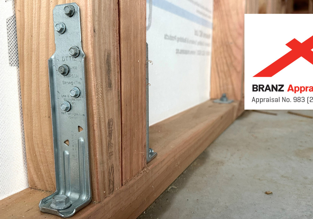 BRANZ Appraised DTT1Z Bracewall Holdown Solutions