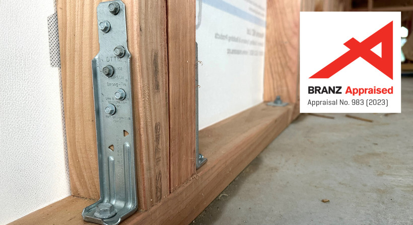 BRANZ Appraised DTT1Z Bracewall Holdown Solutions