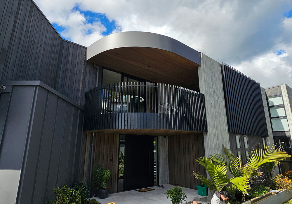 Bespoke Perforated Screens and Curved Balustrades for an Auckland Home