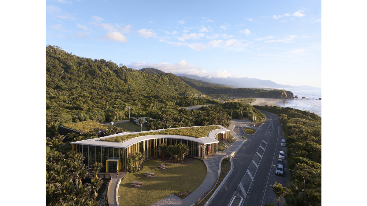 Punangairi Visitor Centre was designed to reflect the rugged beauty and ecological significance of New Zealand’s West Coast.