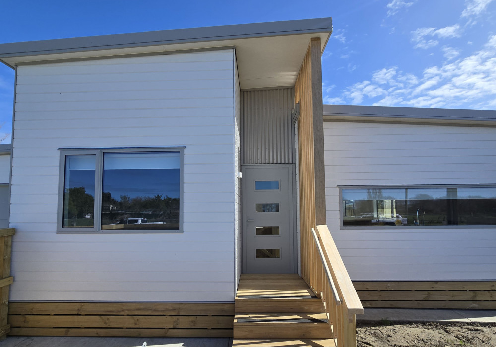 Groundscrew Foundations Installed in Under Two Days for Two Four-Bedroom Modular Homes
