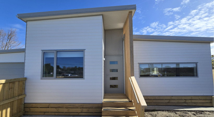 Groundscrew Foundations Installed in Under Two Days for Two Four-Bedroom Modular Homes