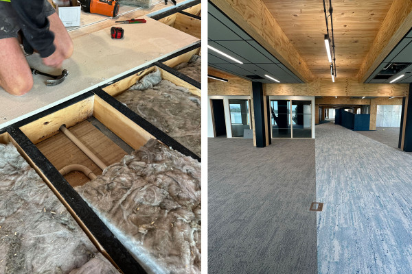 Acoustic Floors for the Largest Mass Timber Office Building in New Zealand