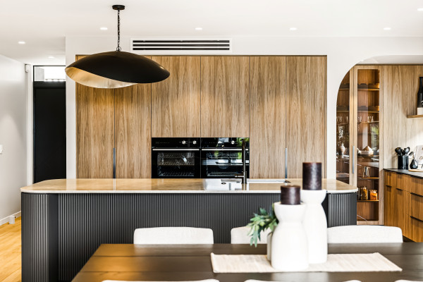 House of Illusions Kitchen Combines Sculptural Detail with Seamless Functionality