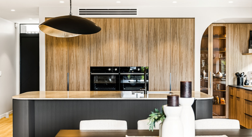 House of Illusions Kitchen Combines Sculptural Detail with Seamless Functionality