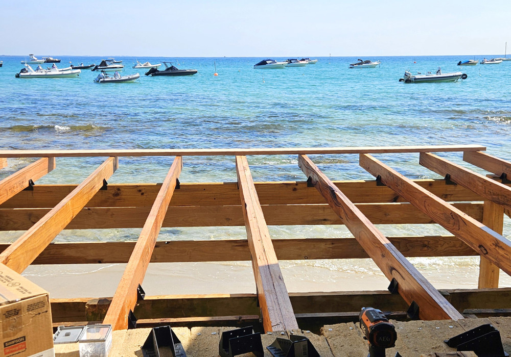 Rebuilding a Storm-Damaged Boathouse Deck at Portsea Beach