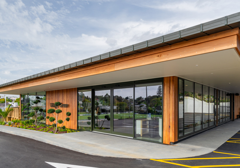 Reclaimed Hardwood Cladding Brings Durability, Warmth and Circularity to Village Green