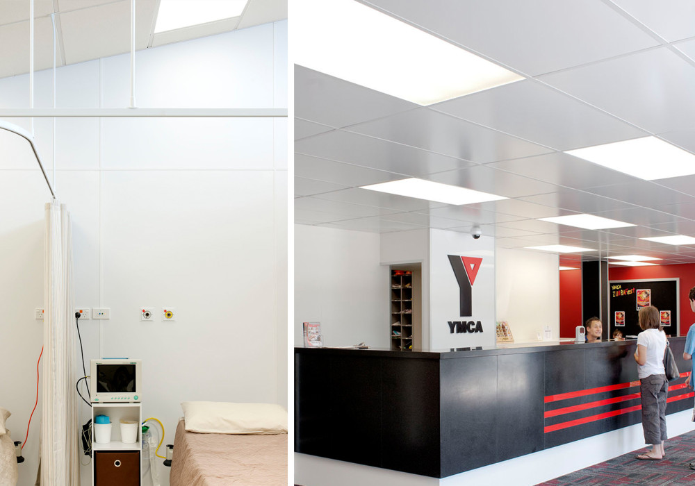Prefinished Wall Linings and Ceiling Tiles with Tested Antimicrobial Performance for Education, Healthcare and Food Prep Areas