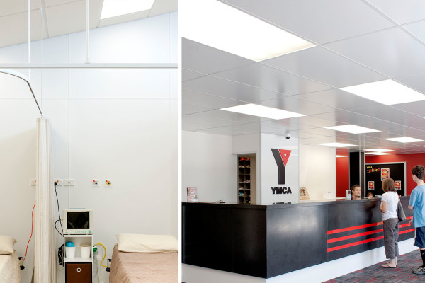 Prefinished Wall Linings and Ceiling Tiles with Tested Antimicrobial Performance for Education, Healthcare and Food Prep Areas