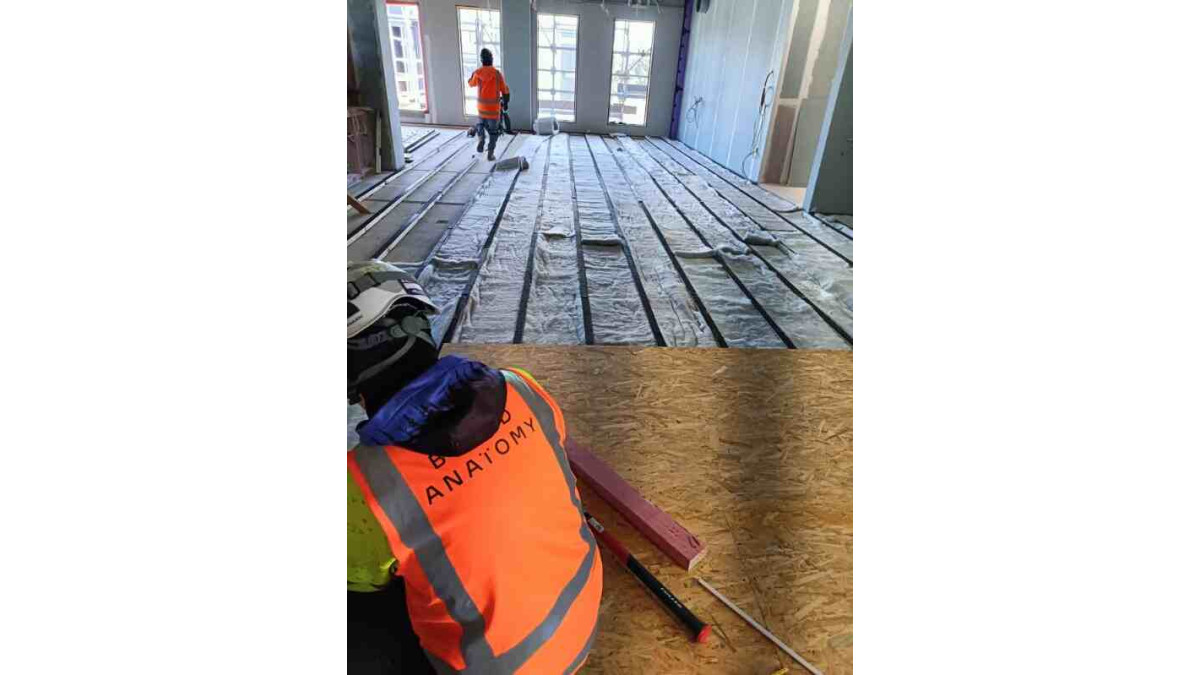 The Build Anatomy team worked in with strict project timelines to deliver flooring for the retirement building.