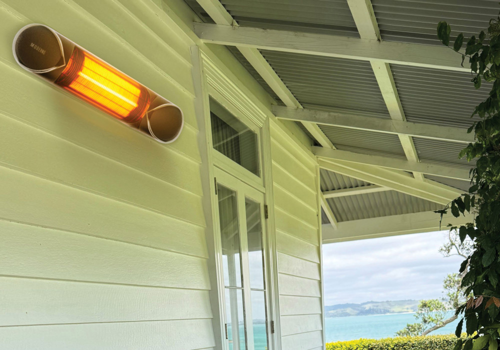 Enjoy the Gentle Warmth of the Moderno Carbon Infrared Heater