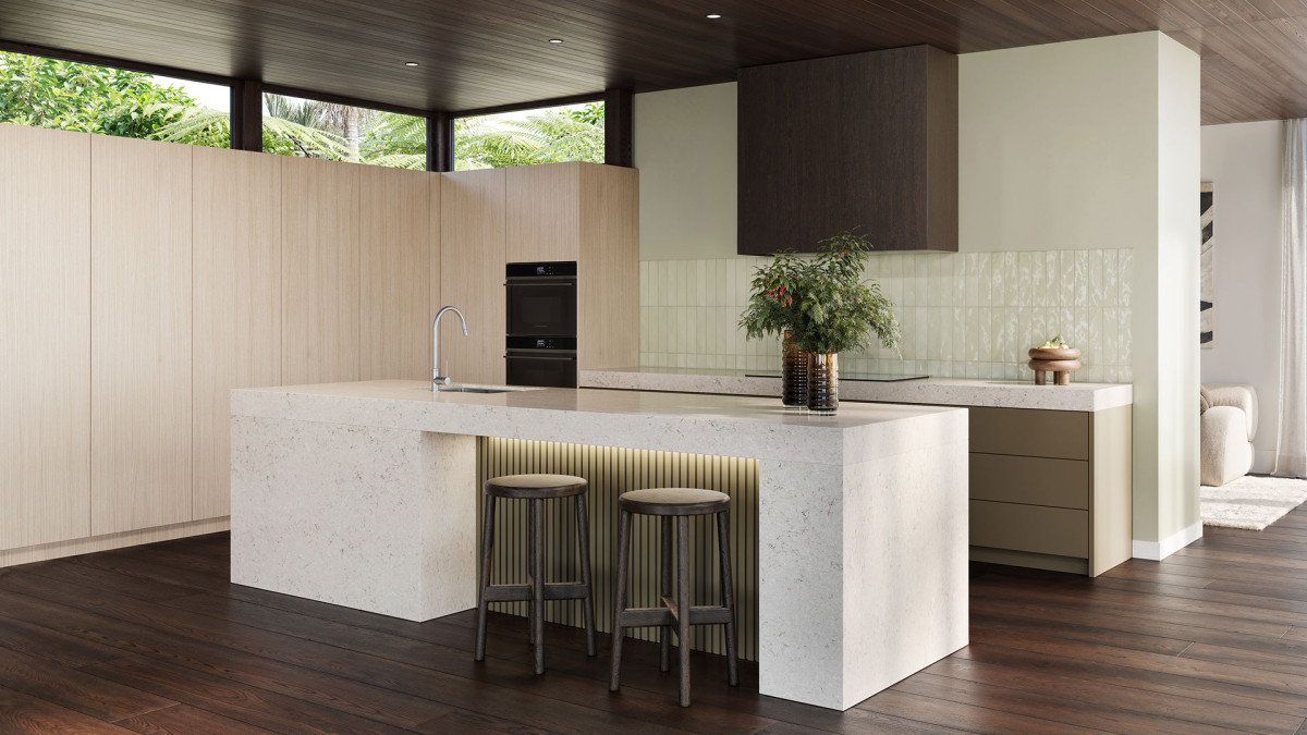 Laminex Kitchen Design Styles - Botanical Green.