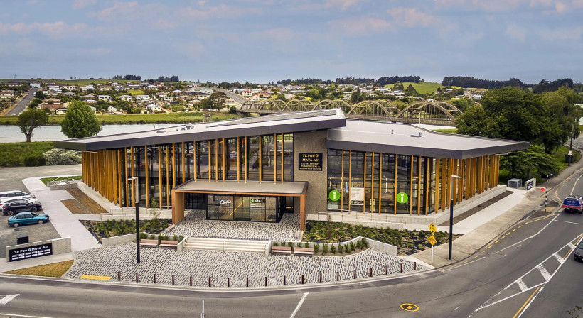 Low E Double Glazed Facade Enhances Passive Solar Performance for Te Pou Ō Mata Au 